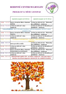 program listopad 15